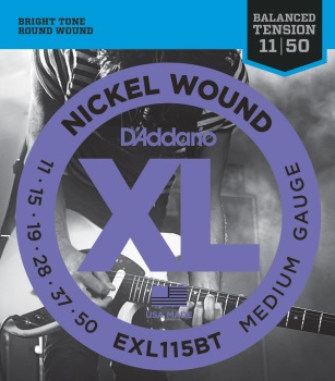 DADDARIO EXL115BT XL Electric Guitar Set Med Balanced Tension