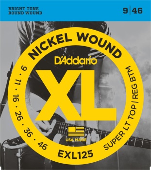 DADDARIO EXL125 Electric Guitar Set Xl Super Lite / Reg
