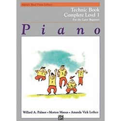 Alfred's Basic Piano Library Technic Complete Book 1