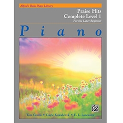 Alfred's Basic Piano Library Praise Hits Complete Level 1 Book 1A & 1B