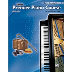 Alfred Premier Piano Course Jazz, Rags & Blues Book 5