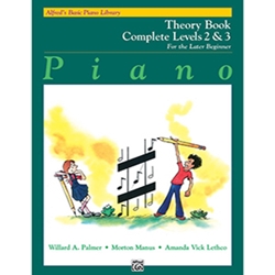 Alfred's Basic Piano Library Theory Book Complete 2 and 3