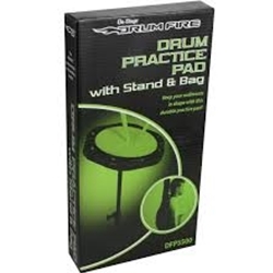 On Stage DFP5500 Drum Practice Pad with Stand & Bag