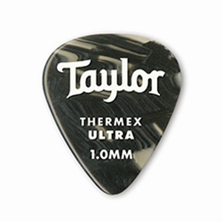 TAYLOR 80716 Taylor Premium Darktone 351 Thermex Ultra Picks Black Onyx 1.00mm 6-Pack