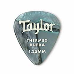 TAYLOR 80739 Taylor Premium Darktone 351 Thermex Ultra Picks Abalone 1.25mm 6-Pack