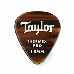 TAYLOR 80759 Taylor Premium Darktone 351 Thermex Pro Picks Tortoise Shell 1.50mm 6-Pack