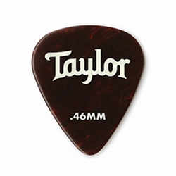 TAYLOR 80774 Taylor Celluloid 351 Picks Tortoise Shell 0.46mm  12-Pack