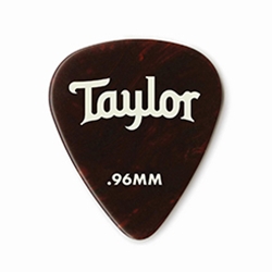 TAYLOR 80776 Taylor Celluloid 351 Picks Tortoise Shell 0.96mm 12-Pack