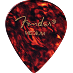 FENDER 980551800 Celluloid Pick Pack Shell Medium