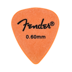 FENDER 2987351750 Rock on Pick Pack Orange Thin/Medium .60mm